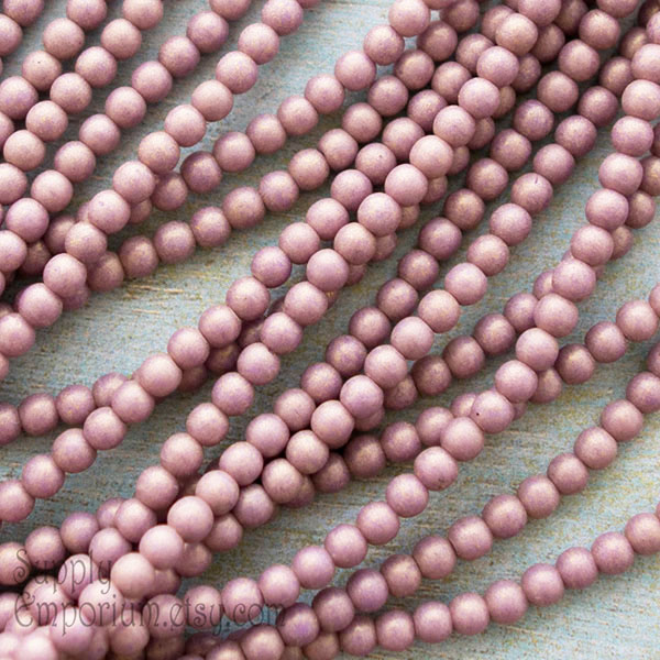 3mm Pacifica Fig Czech Druk - 100 Pieces - 4156 - Image 2