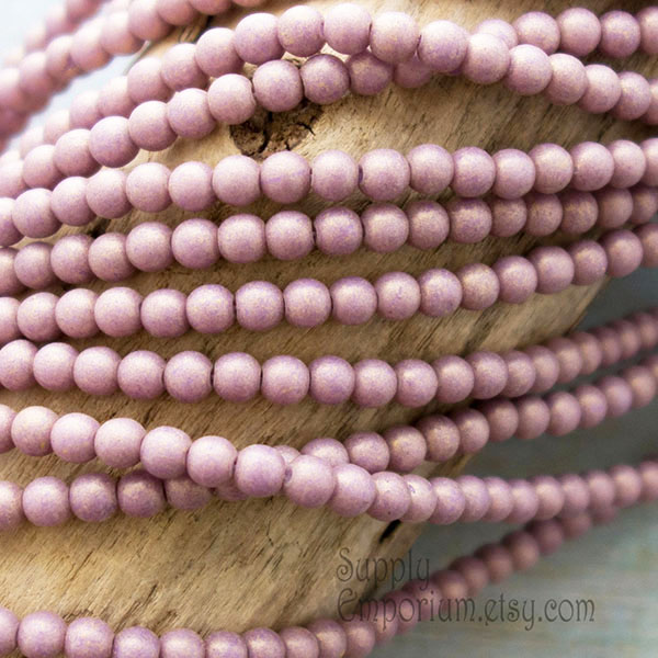 3mm Pacifica Fig Czech Druk - 100 Pieces - 4156