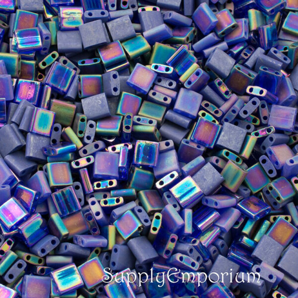 5mm Crazy For Cobalt Miyuki Tila Mix - 8 Grams - 4472R - Image 3