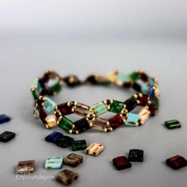 5mm Crazy For Cobalt Miyuki Tila Mix - 8 Grams - 4472R - Image 4