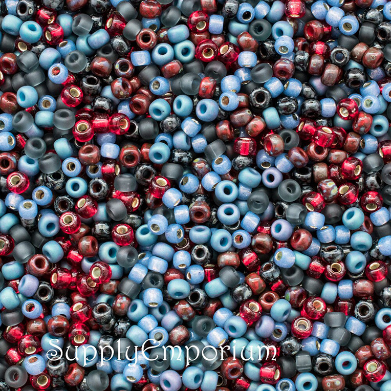 6/0 Rodeo 2 Mixed Brands Seed Bead Mix - Quantity: 16 Grams - 4490 - Image 3