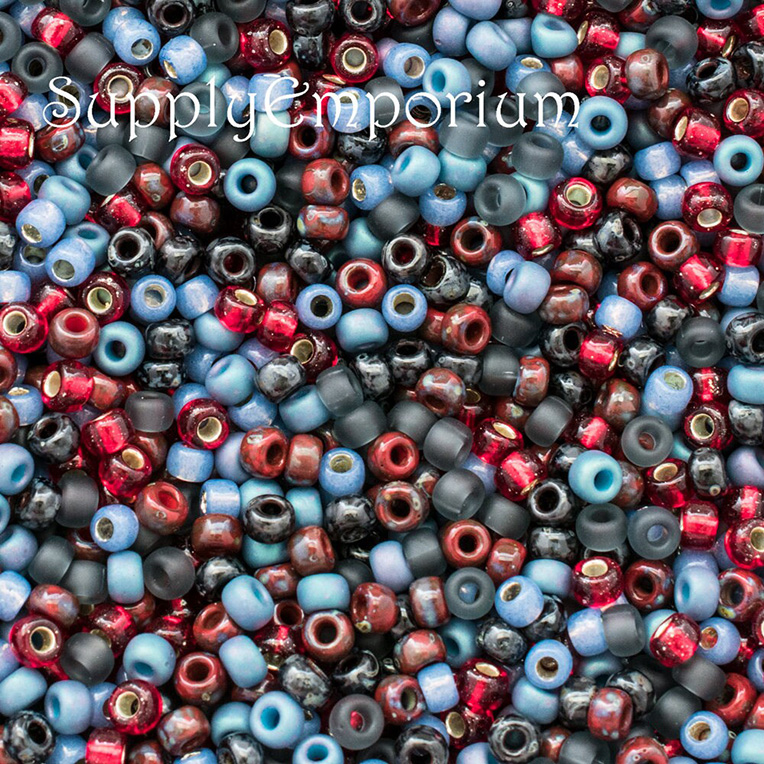 6/0 Rodeo 2 Mixed Brands Seed Bead Mix - Quantity: 16 Grams - 4490 - Image 2