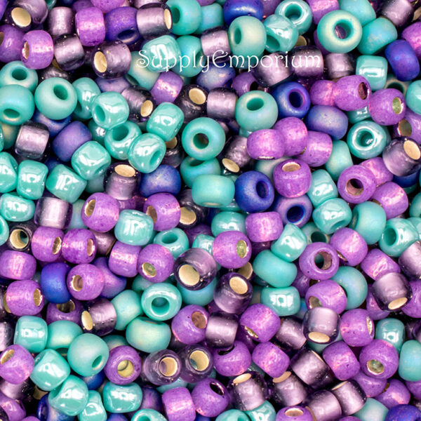 6/0 Mermaid 6 Mixed Brands Seed Bead Mix - Quantity: 16  Grams - 5018