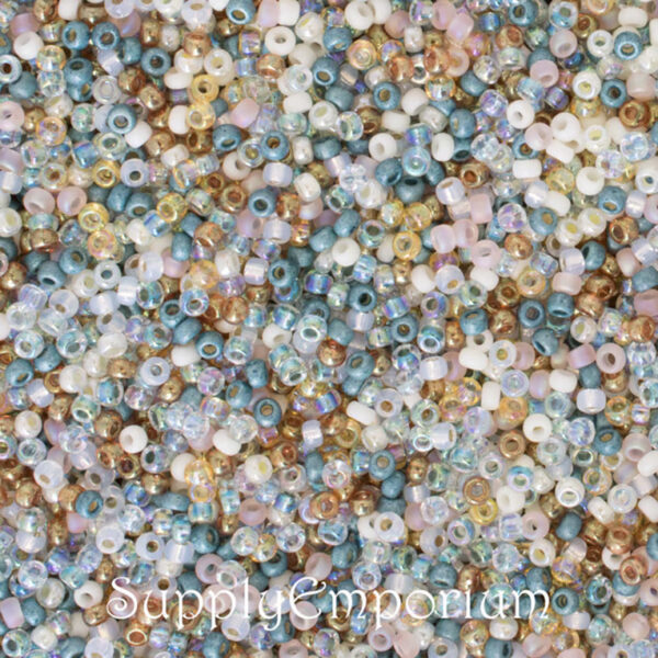 11/0 Ocean Breeze 11 Miyuki Seed Bead Mix - Quantity: 10 grams - 5087 - Image 2
