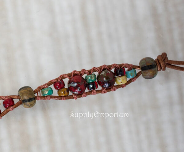 32/0 Aged Forrest Picasso Czech Seed Bead - Quantity: 12 Pieces - 5348RO - Image 8