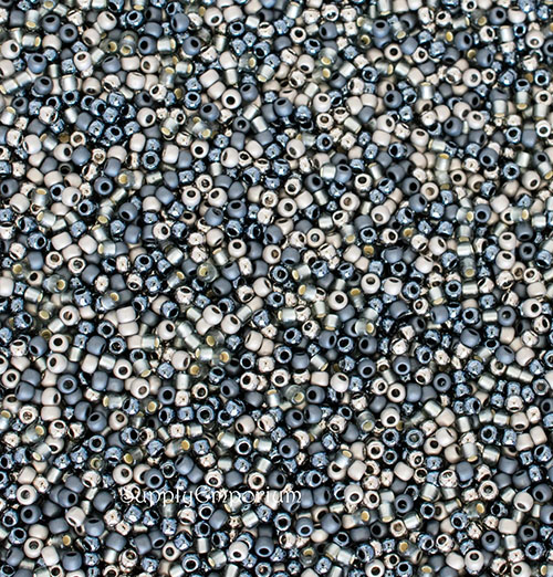 11/0 Guns of Steel 11 Toho Seed Bead Mix - Quantity: 10 grams - 5366 - Image 2