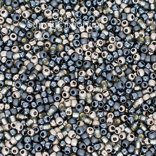 11/0 Guns of Steel 11 Toho Seed Bead Mix - Quantity: 10 grams - 5366