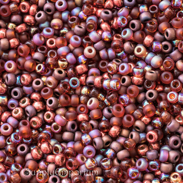 11/0 I'm Toasted 11 Miyuki Seed Bead Mix - Quantity: 10 grams - 5471 - Image 3