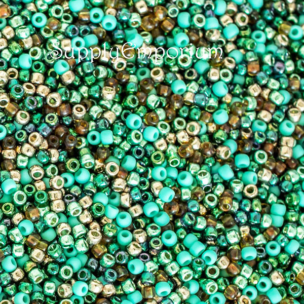 8/0 Seascape 8 Toho Seed Bead Mix - Quantity: 15 grams - 5663 - Image 2