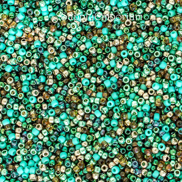 8/0 Seascape 8 Toho Seed Bead Mix - Quantity: 15 grams - 5663 - Image 4