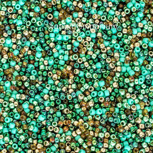 8/0 Seascape 8 Toho Seed Bead Mix - Quantity: 15 grams - 5663 - Image 3