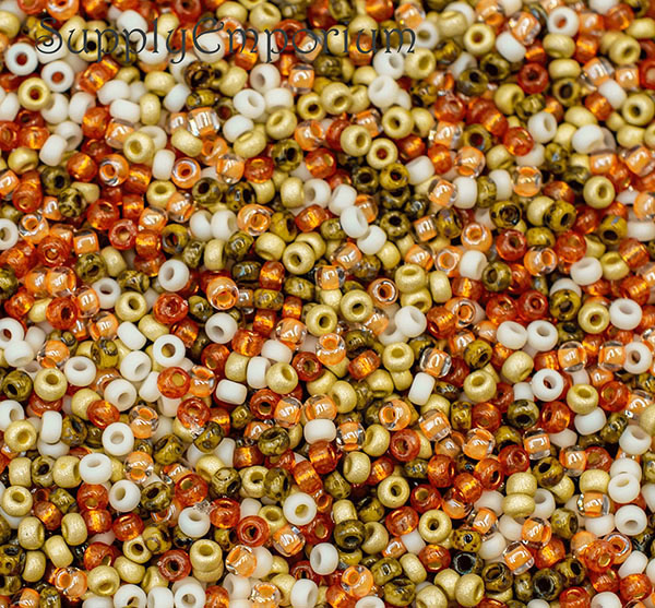 11/0 Potpourri 11 Mixed Brands Seed Bead Mix - Quantity: 10 Grams - 5673RR