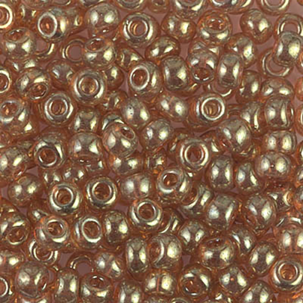 6/0 Topaz Gold Luster Miyuki Seed Bead - Quantity: 16 grams - 5151