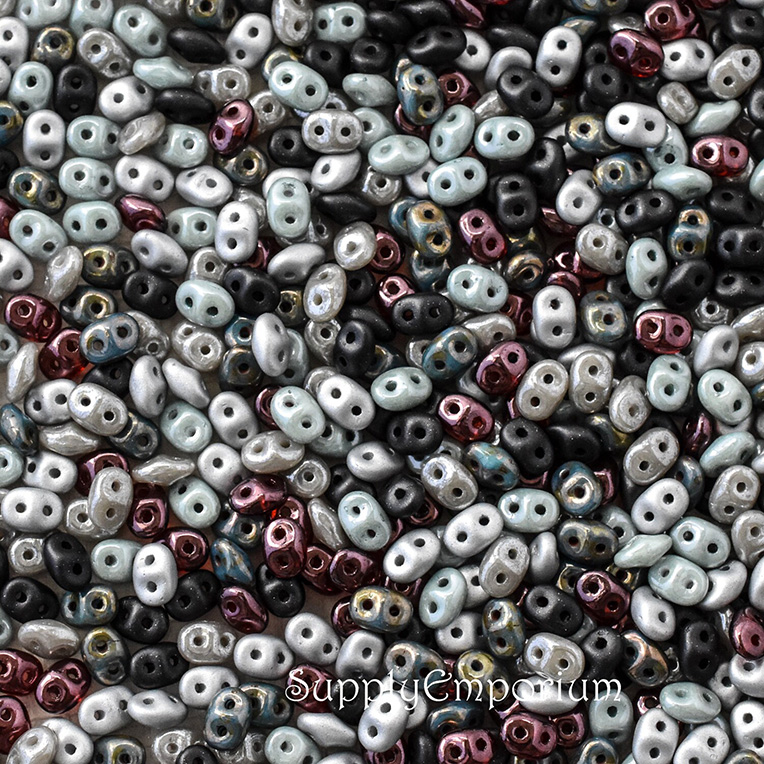 2.5x5mm Tide Pool Superduo Mix - 15 Grams - 6204R