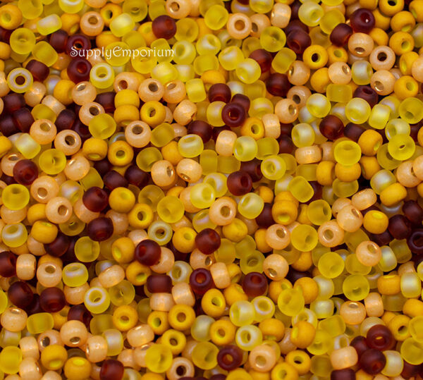 6/0 Sunflowers 6 Miyuki Seed Bead Mix - Quantity: 16 grams - 6294 - Image 3