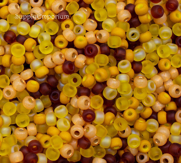 6/0 Sunflowers 6 Miyuki Seed Bead Mix - Quantity: 16 grams - 6294 - Image 2