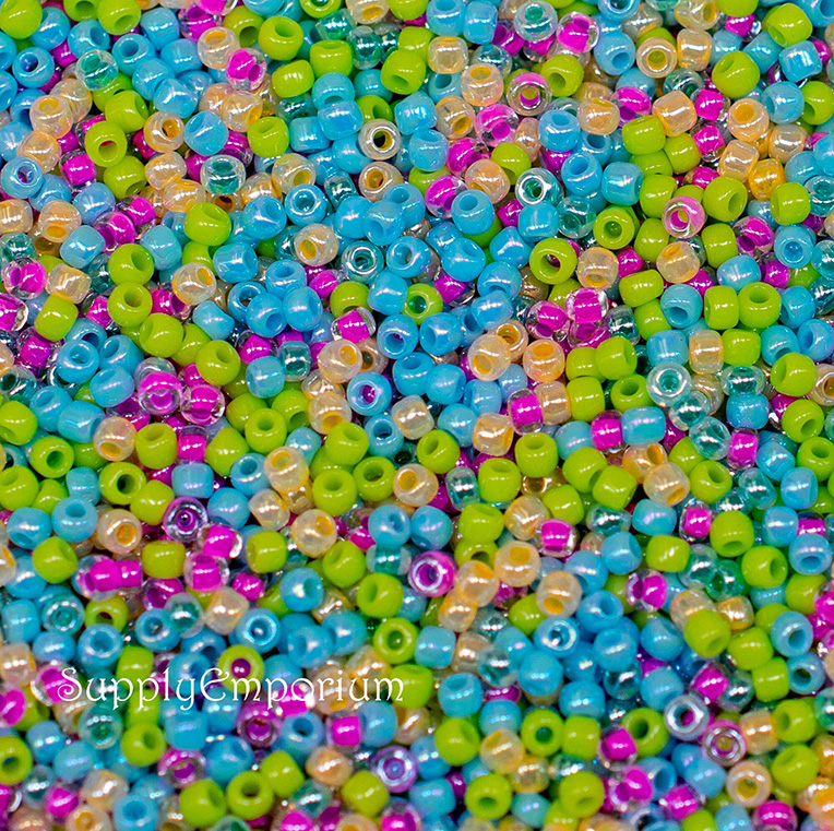 11/0 Macaron Medley Mixed Brands Seed Bead Mix - Quantity: 10 Grams - 6888 - Image 2