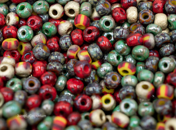 4/0 Earthy Czech Seed Bead Mix - Quantity: 10 grams - 7137 - Image 5