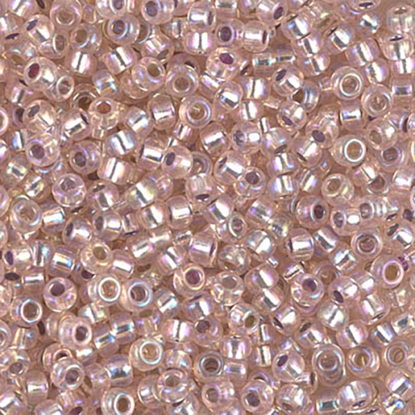 8/0 S/L Lt Blush Ab Miyuki Seed Bead - Quantity: 15 grams - 4712