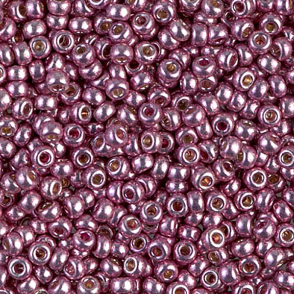 8/0 Dc Galvanized Dusty Orchid Miyuki Seed Bead - Quantity: 15 grams - 4225