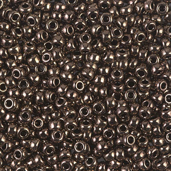 8/0 Higher Metallic Grape Toho Seed Bead - Quantity: 15 grams - 4991