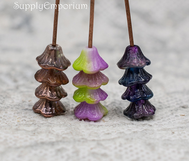 7x5mm Czech Cup Bead Mix - Assorted Colors - (12 Pieces) - MIX141 - Image 3