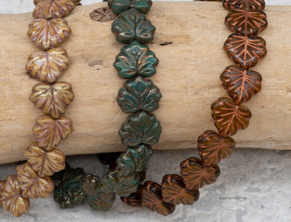 10x13mm Maple Forest Maple Leaf Mix - 12  Pieces - MIX185 - Image 7