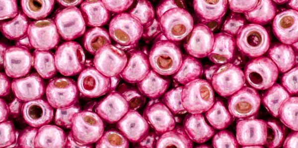 6/0 Permafinish Galvanized Pink Lilac Toho Seed Bead - Quantity: 15 grams - 1031R