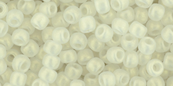 6/0 Hybrid Sueded Gold Crystal Toho Seed Bead - Quantity: 16 grams - 5159