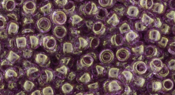 8/0 Gold Luster Pink Rose Toho Seed Bead - Quantity: 15 grams - 5944R