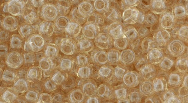 8/0 Gold Luster Peach Toho Seed Bead - Quantity: 15 grams - 1513R