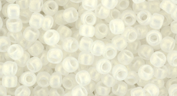 8/0 Sueded Gold Crystal Toho Seed Bead - Quantity: 15 grams - 5512R