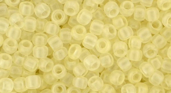8/0 Light Sueded Gold Lame Toho Seed Bead - Quantity: 15 grams - 3105