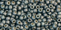 11/0 PF Frost Galv Blue Slate Toho Seed Bead - Quantity: 10 grams - 3267