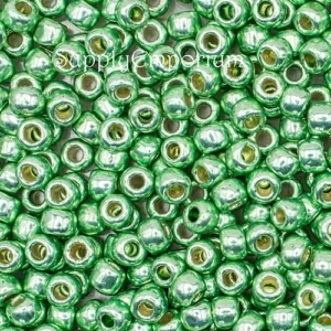 toho 11/0 seed beads permanent finish galvanized seafoam