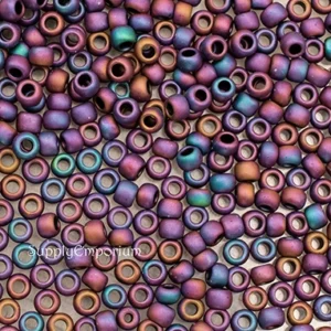 15/0 toho seed beads matte andromeda