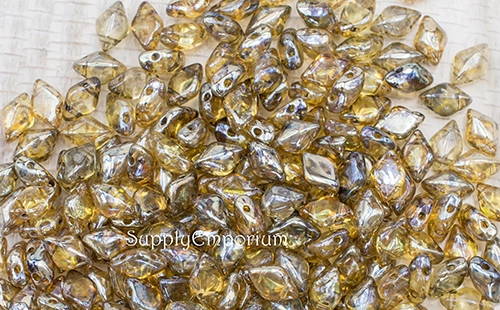 8x5mm Trans Rembrandt Czech GemDuo - 70 pieces - 1566R - Image 2