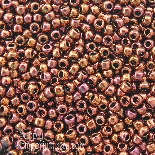 11/0 Olympic Bronze Toho Seed Bead - Quantity: 10 grams - 2892