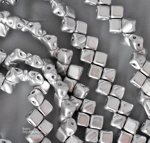 5mm Bronze Aluminum Czech Mini Silky - 40 pieces - 3834 - Image 2