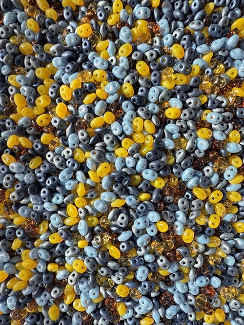 2.5x5mm Starry Night Redux Superduo Mix - 15 Grams - 5279R - Image 2