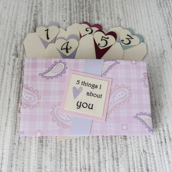 Tutorial For 5 Things I Love About You Tag Book, Instant Download - Image 2