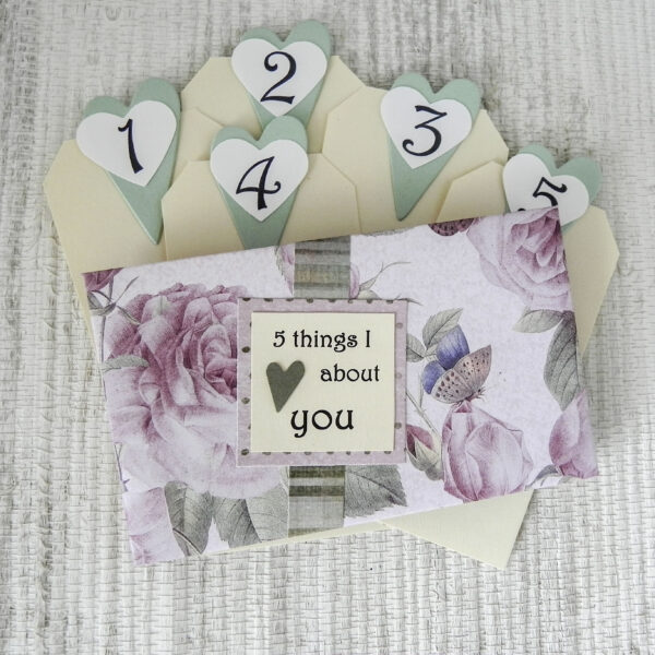 Tutorial For 5 Things I Love About You Tag Book, Instant Download