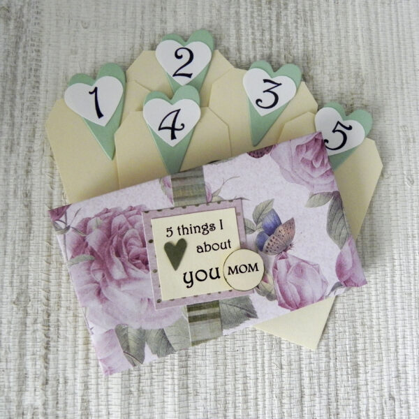 Tutorial For 5 Things I Love About You Tag Book, Instant Download - Image 6