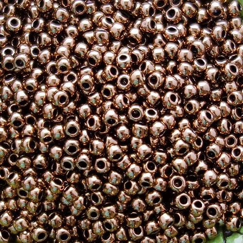 6/0 Bronze Toho Seed Bead - Quantity: 15 grams - 2709