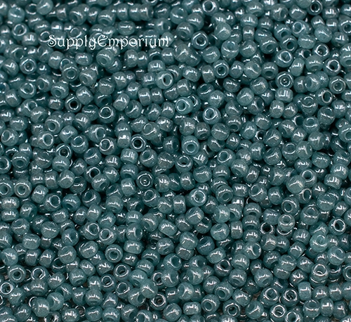 8/0 Eucalyptus Miyuki Seed Bead - Quantity: 10 grams - 3454R