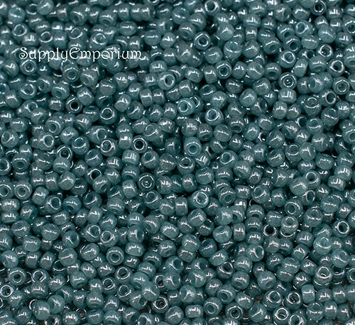 8/0 Eucalyptus Miyuki Seed Bead - Quantity: 10 grams - 3454R - Image 3
