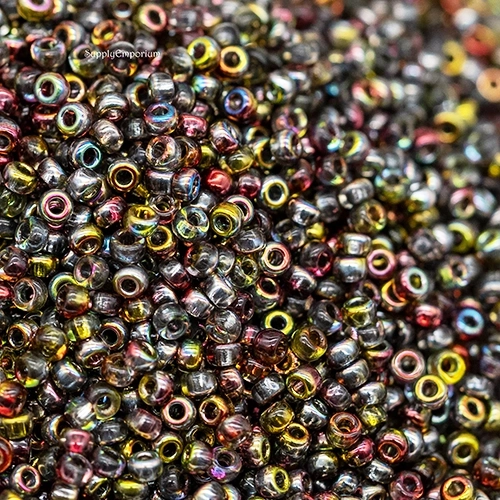 11/0 Golden Rainbow Unions Seed Bead - Quantity: 10 grams - 3752RR - Image 2