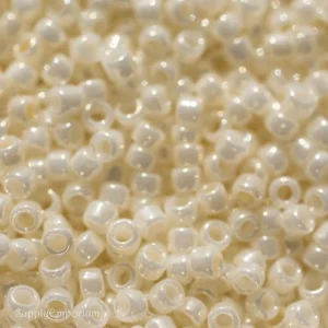 15/0 opaque luster navajo white toho seed beads