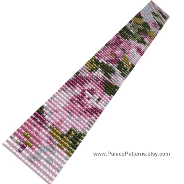 Peyote Stitch Bracelet Pattern or Bead Loom Bracelet Pattern - pp77 - Beading Pattern for Delica Beads - Image 2