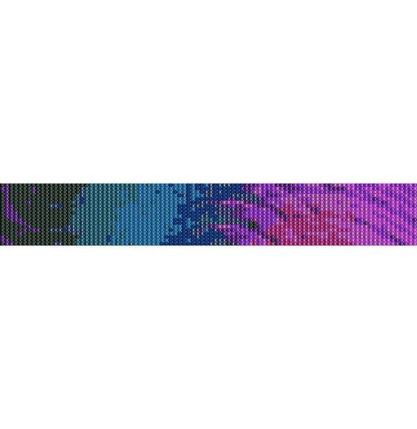 Pattern 102 Bracelet Beadweaving Pattern for Peyote Stitch and Bead Loom, Delica Bead Bracelet Pattern - Image 2